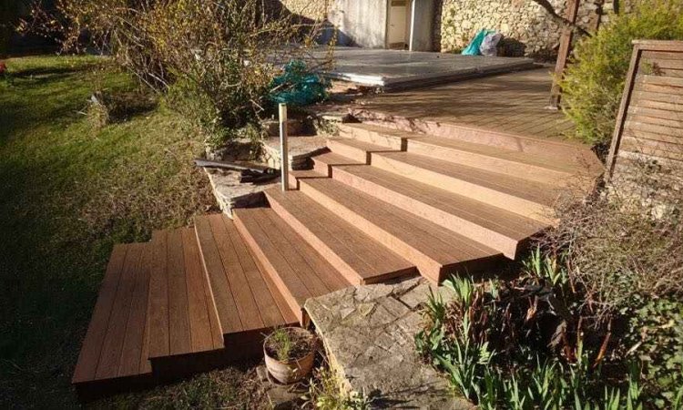 Création de terrasse en bois - Saint-Jean-de-Védas - Rodriguez Paysages